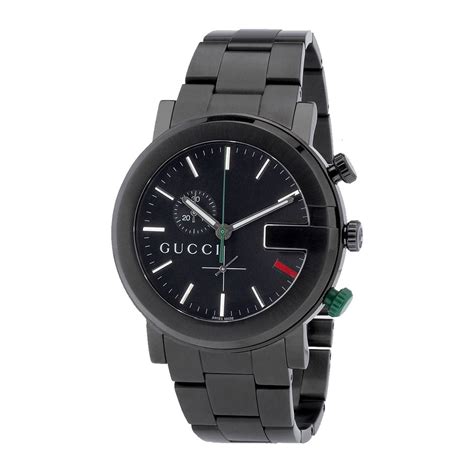 gucci orologio nero|gucci bracciale uomo.